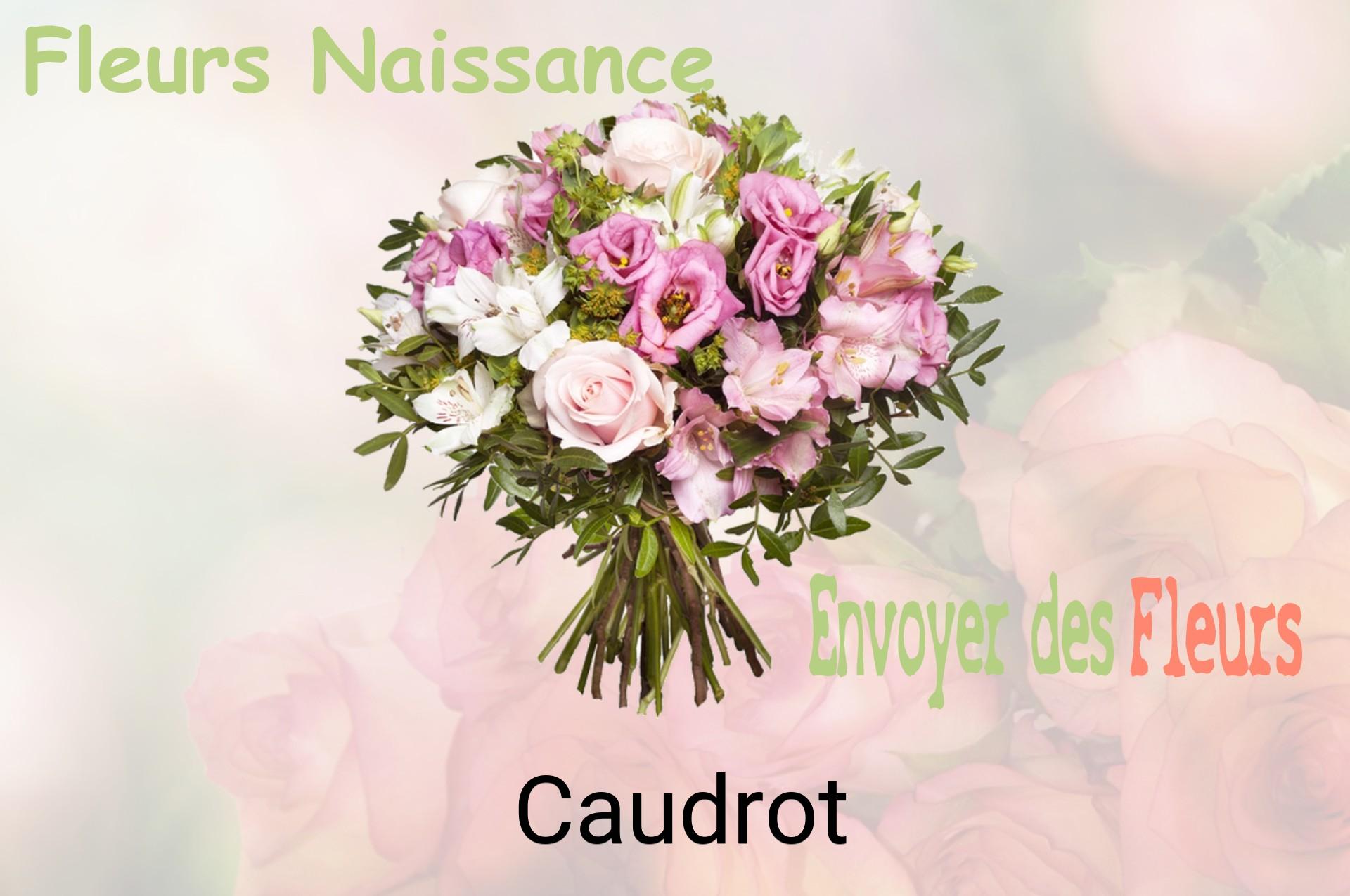 Bouquet de fleurs de naissance livré à Caudrot